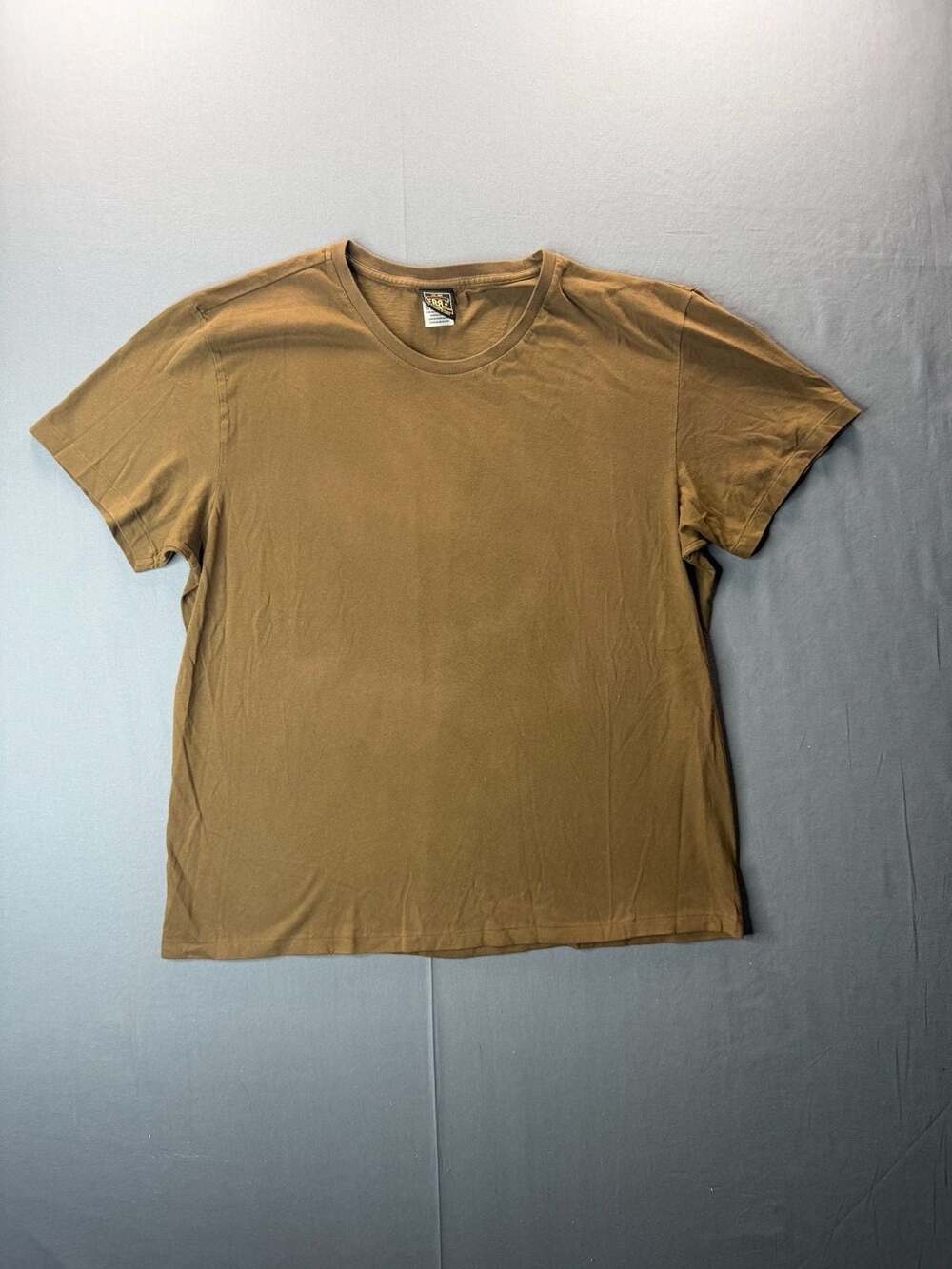 Double RL Ralph Lauren Brown Cotton Crewneck Short Sleeve T-Shirt Xl